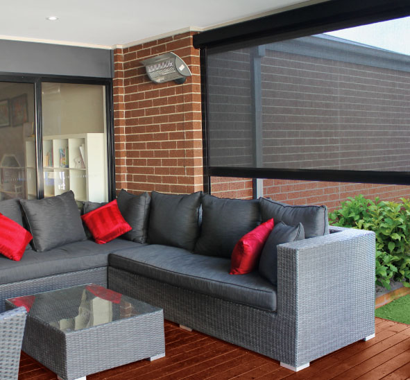 Ziptrak Patio Blinds